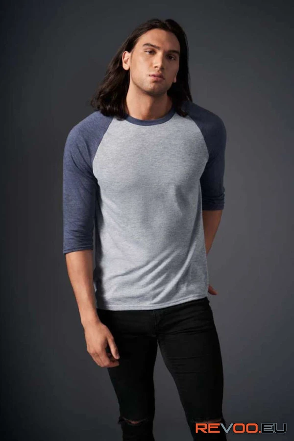 Tri-blend kevertszálas 3/4-es ujjú póló Anvil AN6755 2.