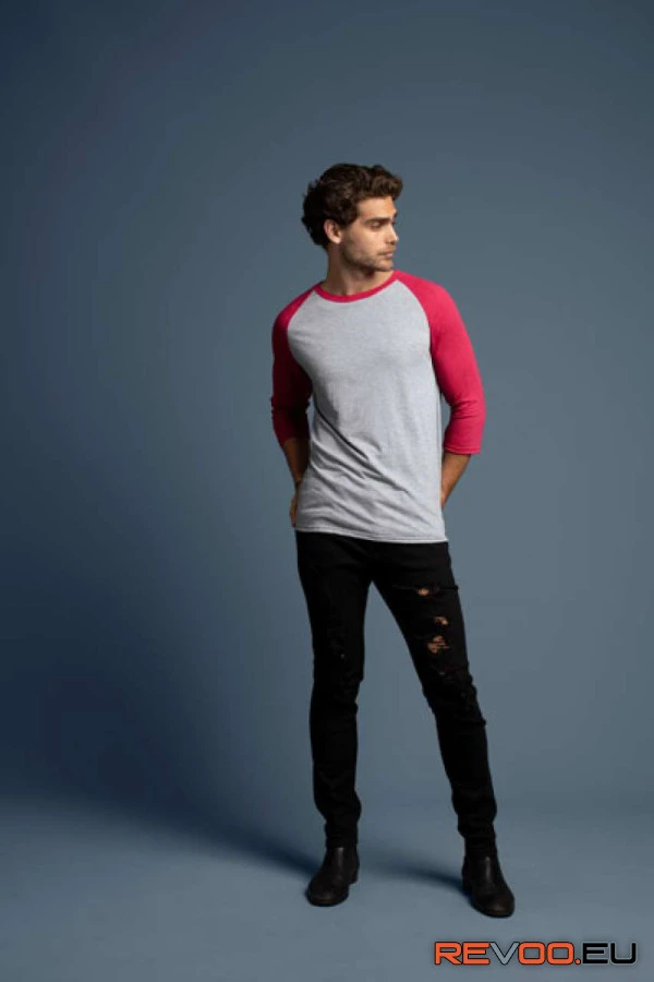 Tri-blend kevertszálas 3/4-es ujjú póló Anvil AN6755 7.