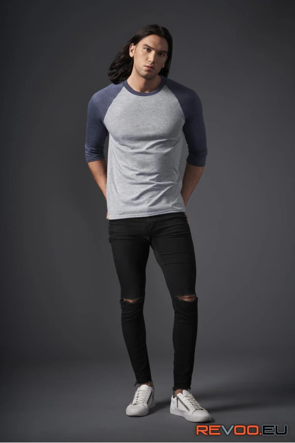 Tri-blend kevertszálas 3/4-es ujjú póló Anvil AN6755 9.