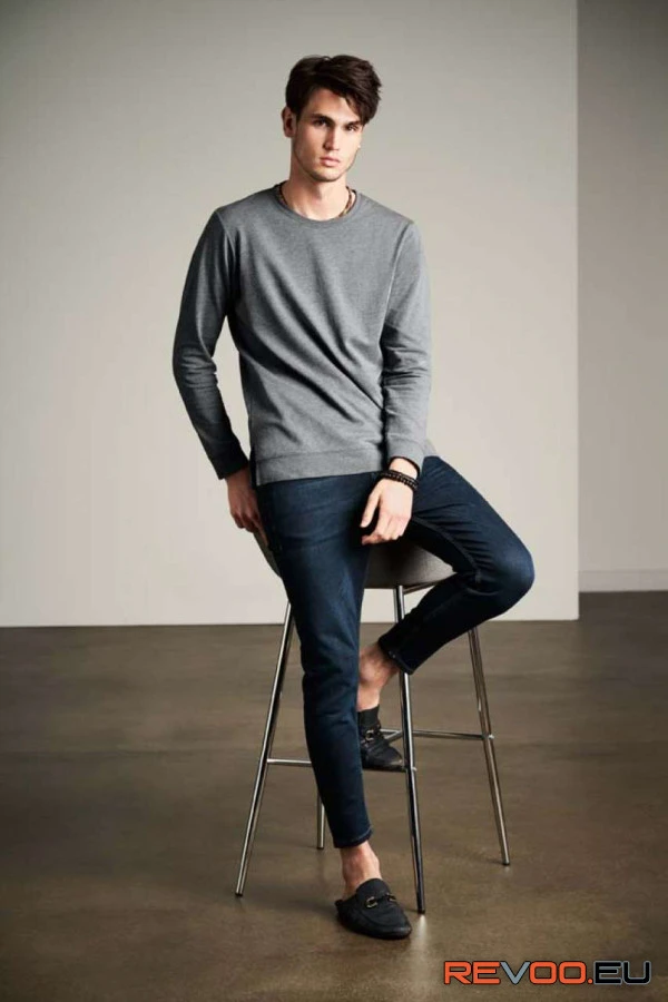 Könnyű frottír környakas Anvil AN73000 7.