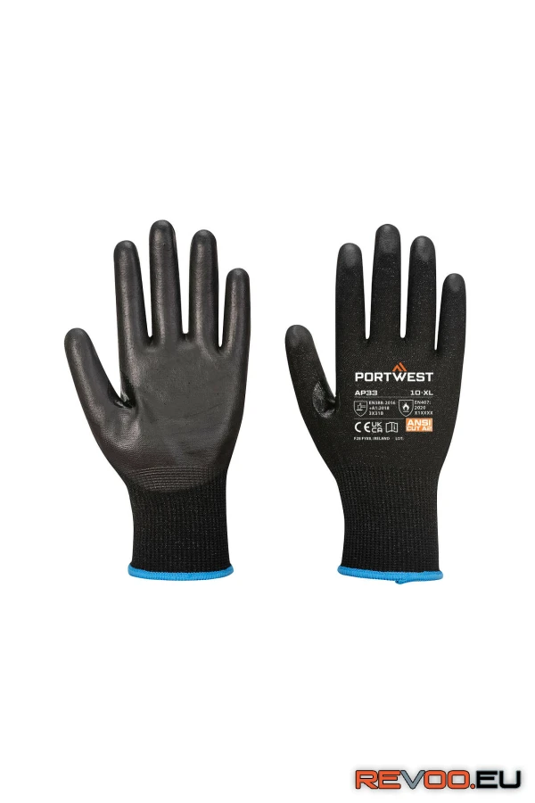 LR15 PU érintőképernyős kesztyű (12 pár) Portwest AP33 2.