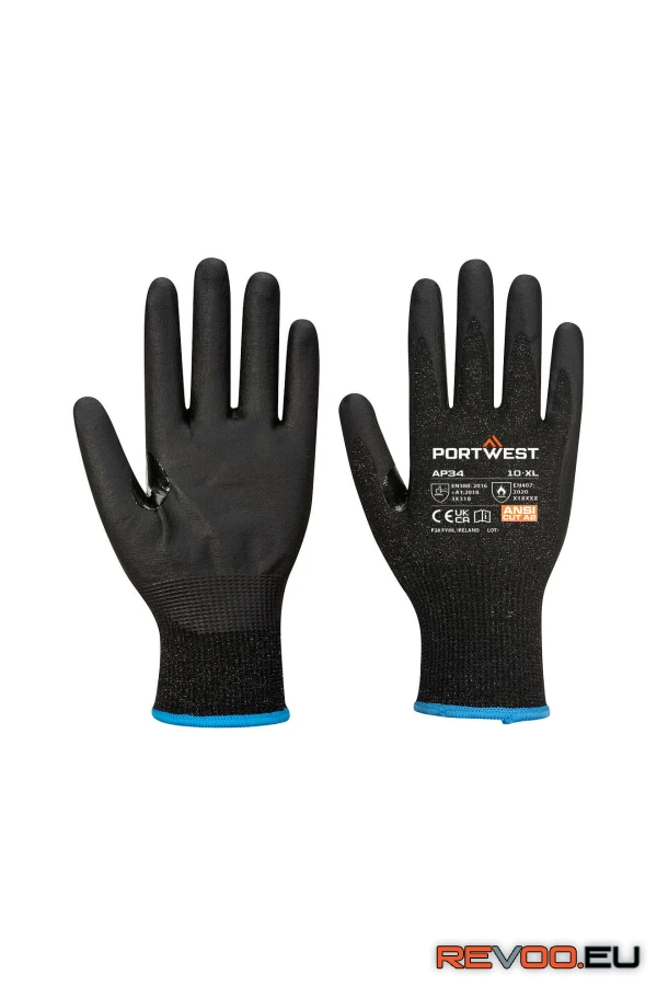 LR15 nitrilhab érintőképernyős kesztyű (12 pár) Portwest AP34 2.