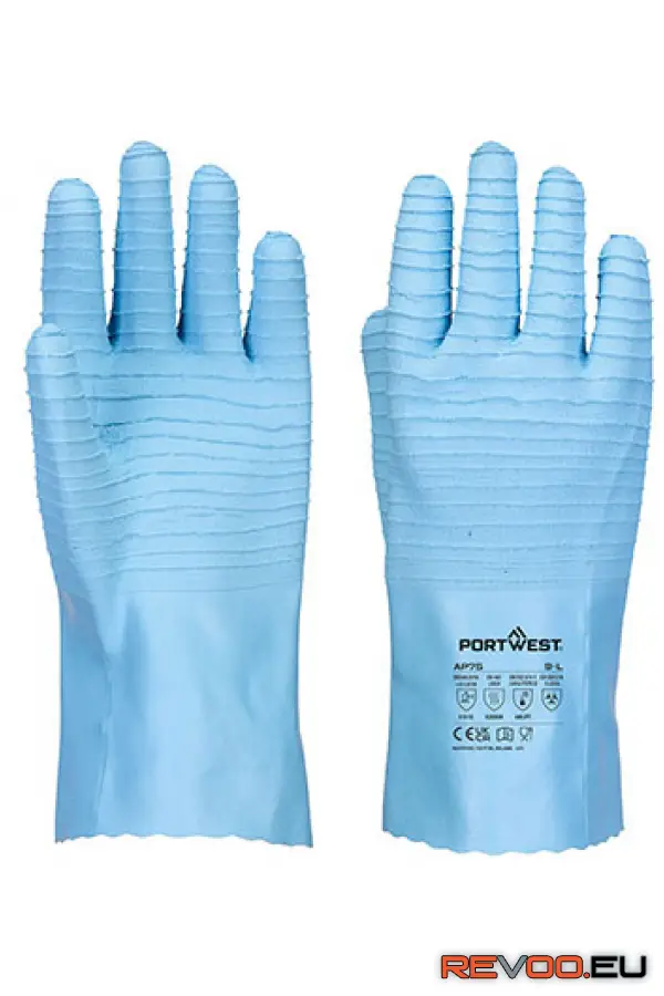 FD vegyszerálló B latex kesztyű Portwest AP75 1.