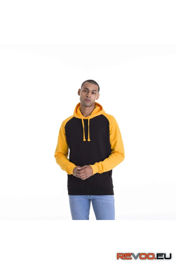 Baseball bebújós kapucnis pulóver Just Hoods AWJH009 2.