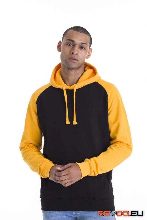 Baseball bebújós kapucnis pulóver Just Hoods AWJH009 1.