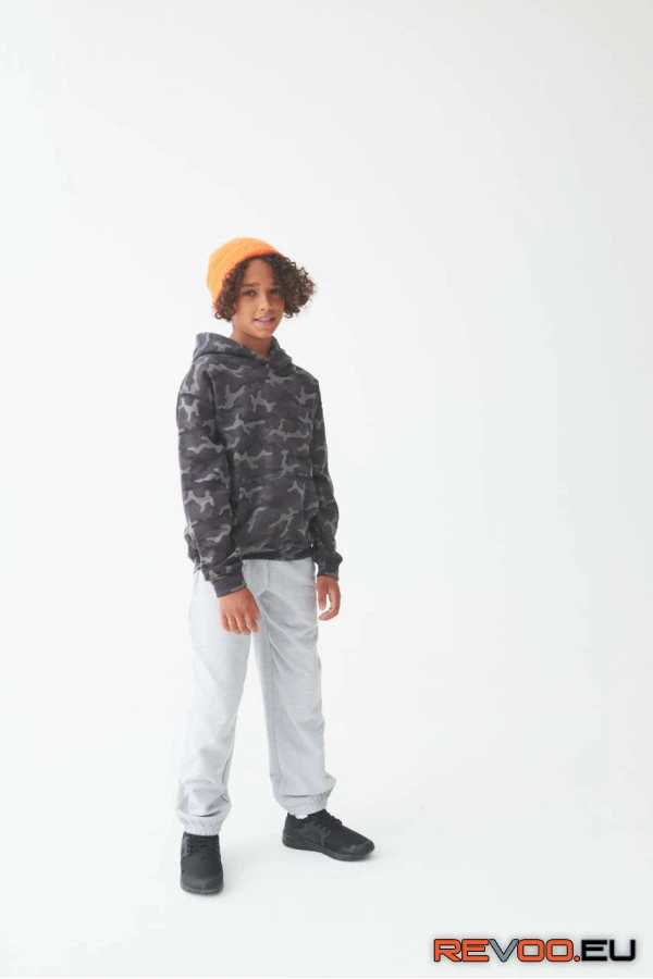 Kids terepszínű kapucnis felső Just Hoods AWJH014J 3.