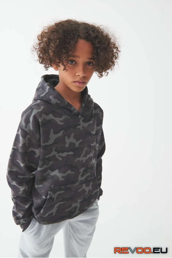 Kids terepszínű kapucnis felső Just Hoods AWJH014J 1.