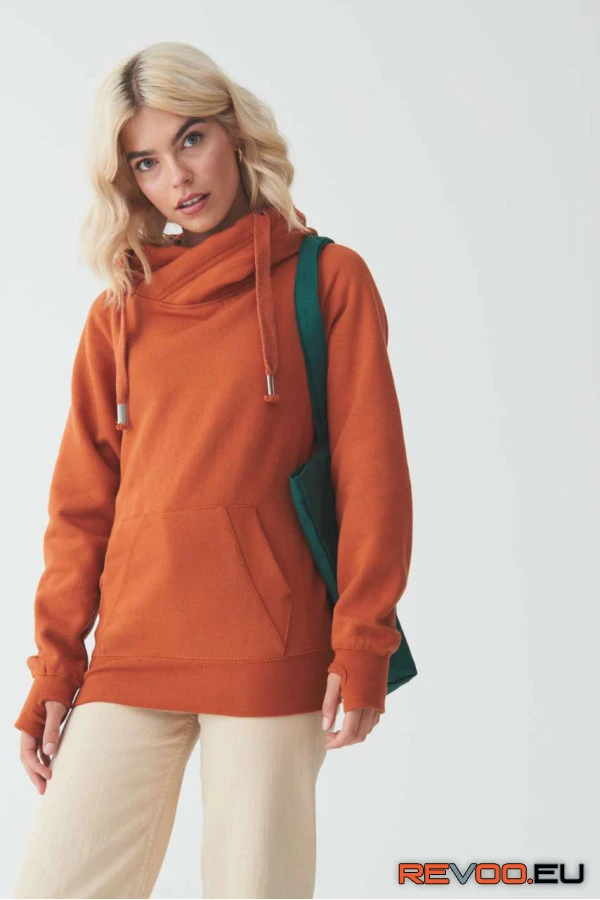 Kereszt nyakú kapucnis pulóver Just Hoods AWJH021 2.