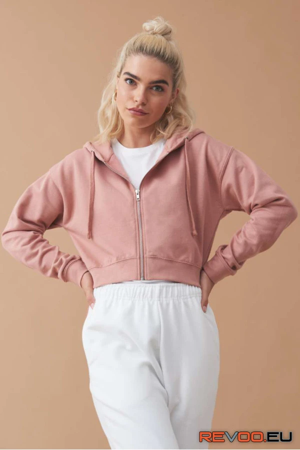 Női fashion vágott kapucnis felső Just Hoods AWJH065 1.