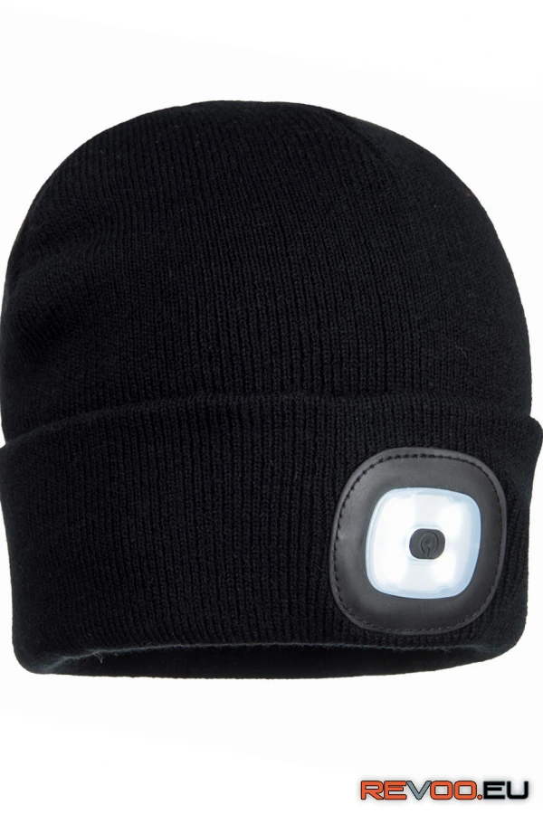 újratölthető dupla LED lámpás sapka   Portwest B028 1.