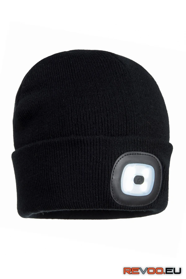Beanie USB újratölthető LED-es fejlámpa   Portwest B029 1.