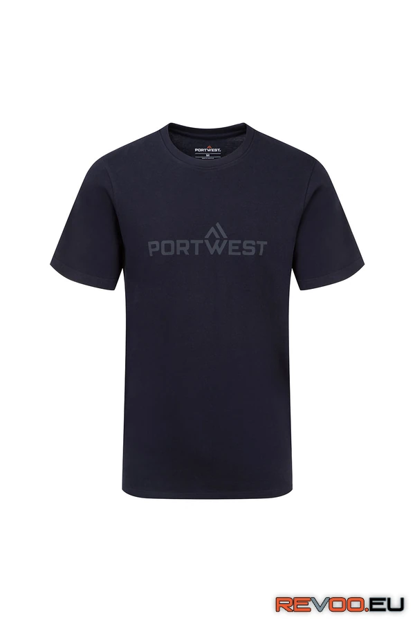 Rövid ujjú pamut póló Portwest felirattal Portwest B198 2.