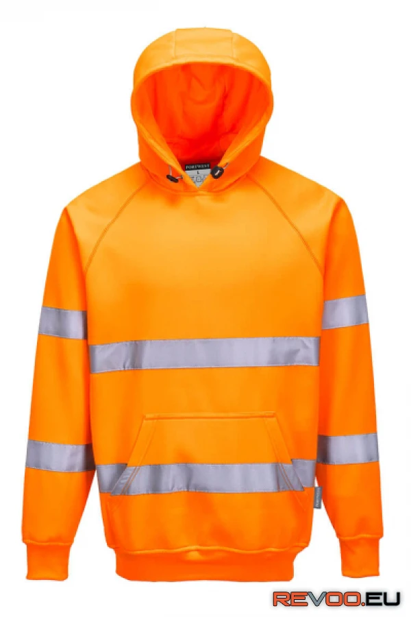 Jól láthatósági kapucnis pulóver Portwest B304 1.