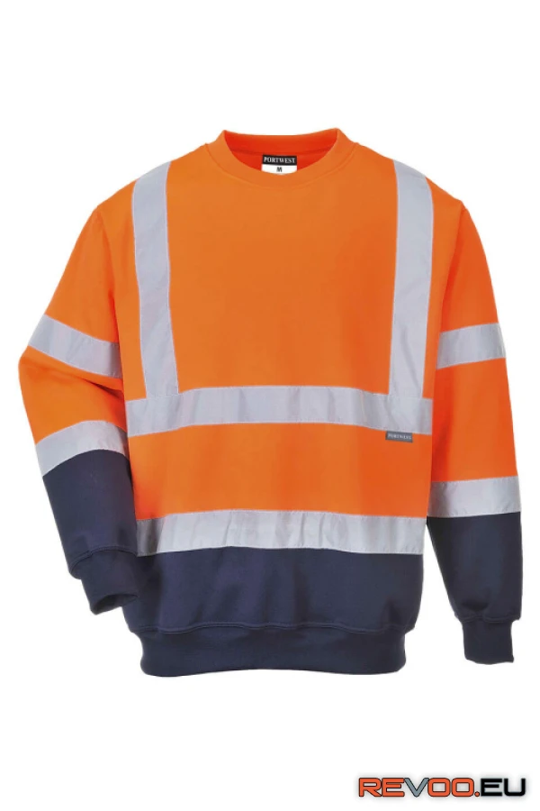 Kéttónusú Hi-Vis pulóver Portwest B306 1.