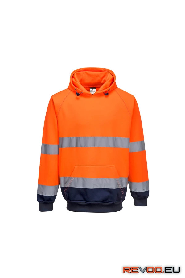 Kéttónusú kapucnis pulóver   Portwest B316 2.