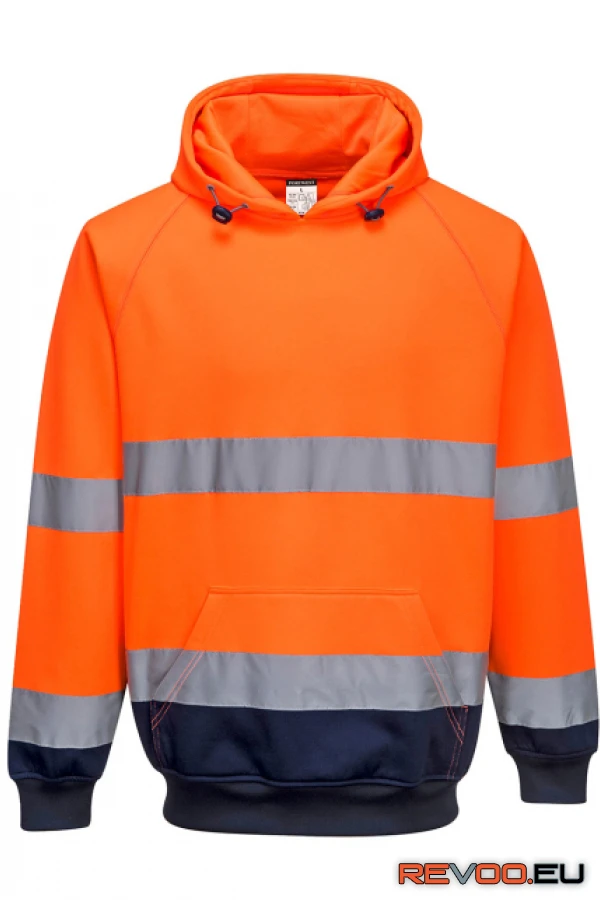 Kéttónusú kapucnis pulóver   Portwest B316 1.