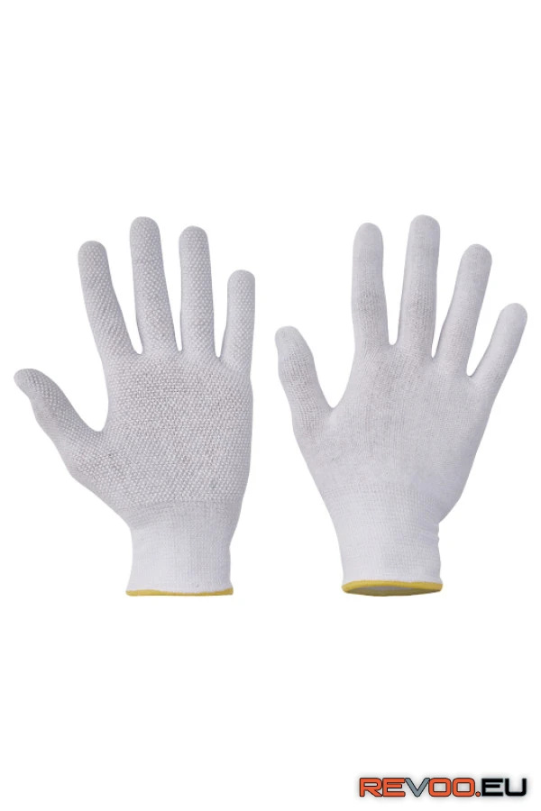 Bustard Evo VAM PVC pöttyös pamutkesztyű automatába tehető ipari kiszerelésben (120pár) Cerva c01060016VAM 1.