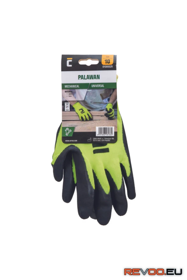 Palawan nylon, latex tenyerű kesztyű Cerva c01080029 2.