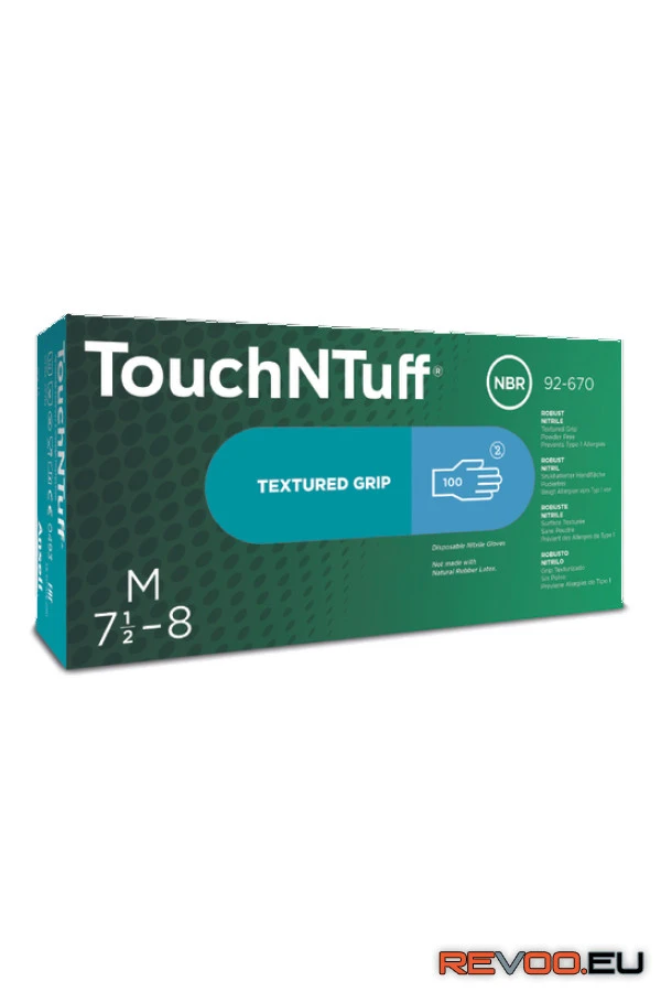 Touch n Tuff Blue 92-670 kesztyű Ansell c01090022 2.