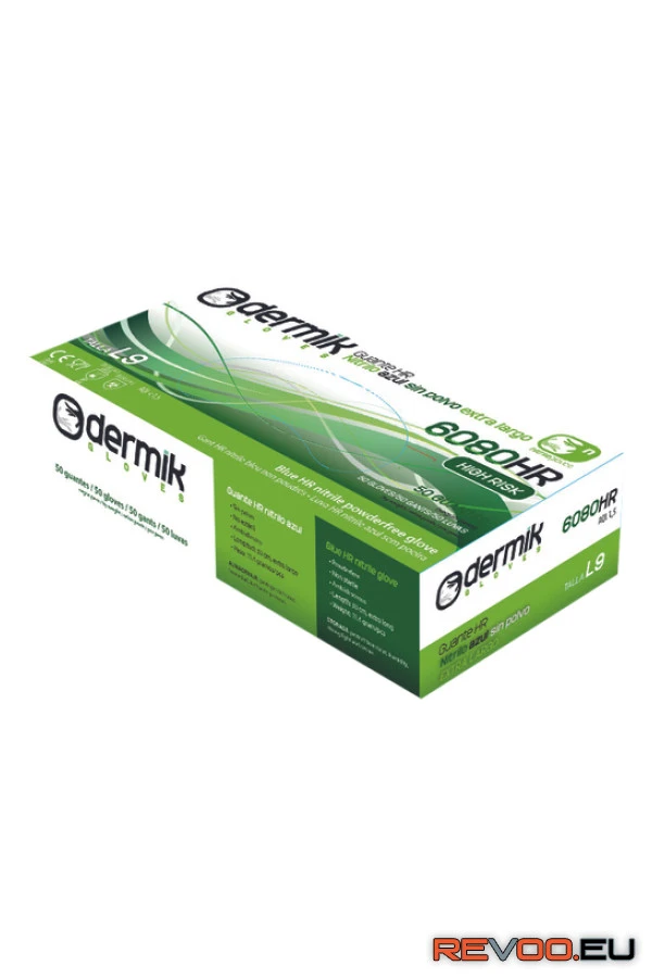 Egyszer használatos nitril kesztyű 6080HR Dermik c01090069 2.