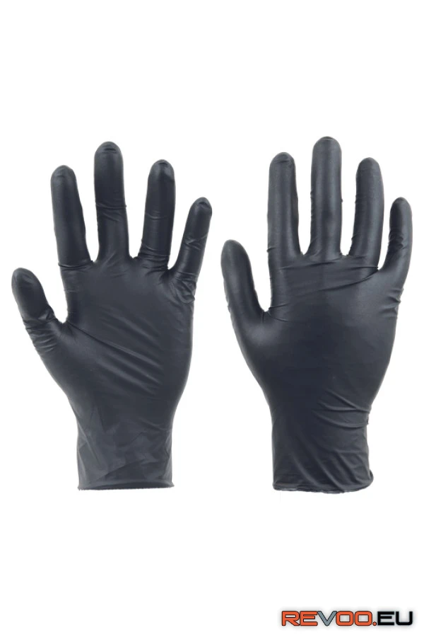 Spoonbill Black nitril púdermentes kesztyű Cerva c01090078 1.