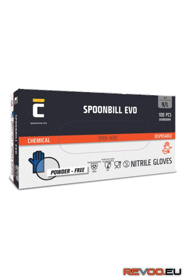Spoonbill Evo nitril púdermentes kesztyű Cerva c01090094 2.