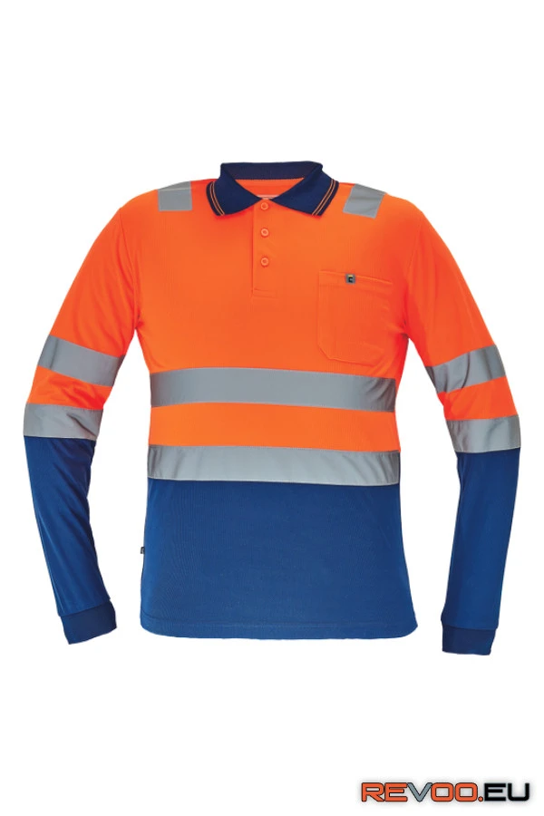 Leon HV hosszú ujjú galléros póló   Cerva c03220005 2.