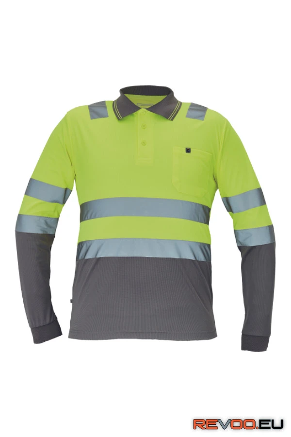 Leon HV hosszú ujjú galléros póló   Cerva c03220005 3.