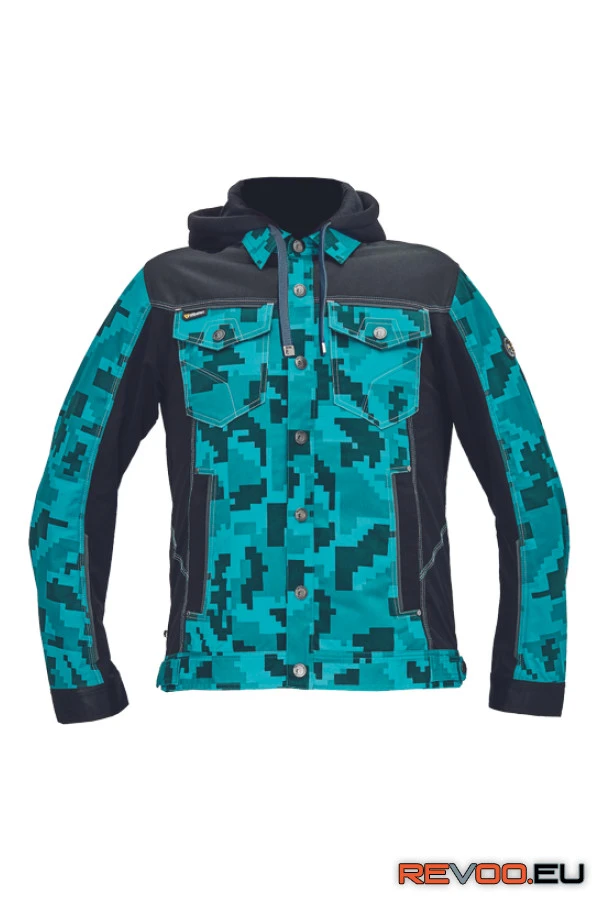 Neurum terepszínű kabát kapucnival Cerva c03510006 2.