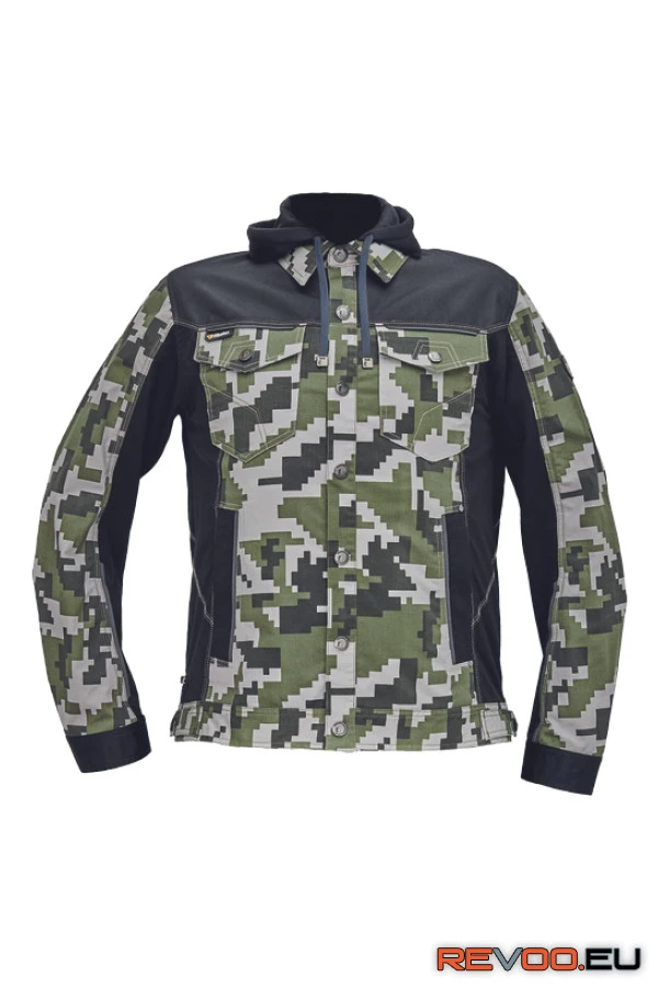 Neurum terepszínű kabát kapucnival Cerva c03510006 4.