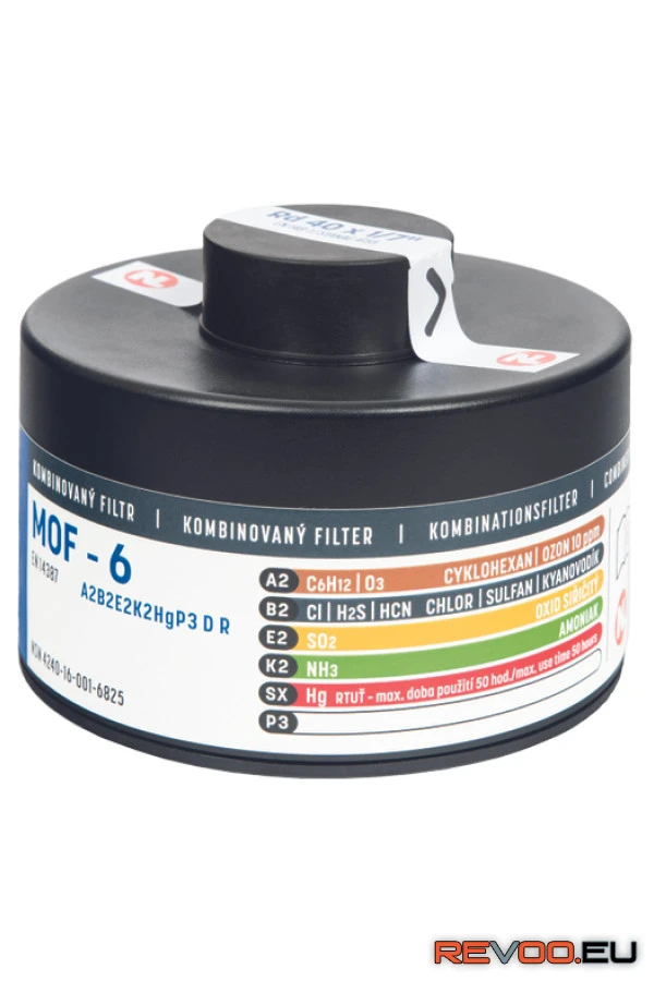 A2B2E2K2 Hg P3 R D MoF-6 CM-6 szűrőbetét Cerva c0704018999999 1.