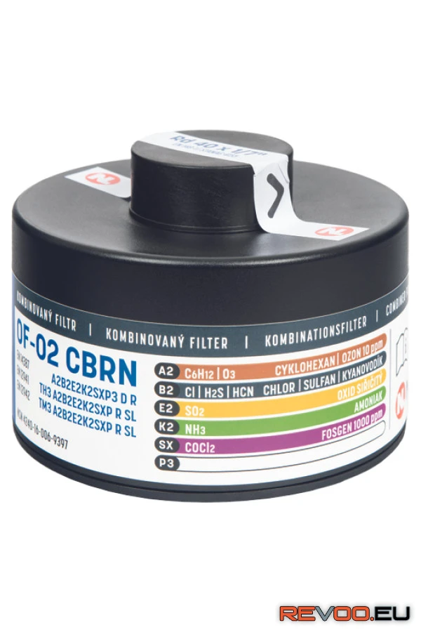 A2B2E2K2 SX P3 R D OF-02 CBRN szűrőbetét   Cerva c0704019199999 1.
