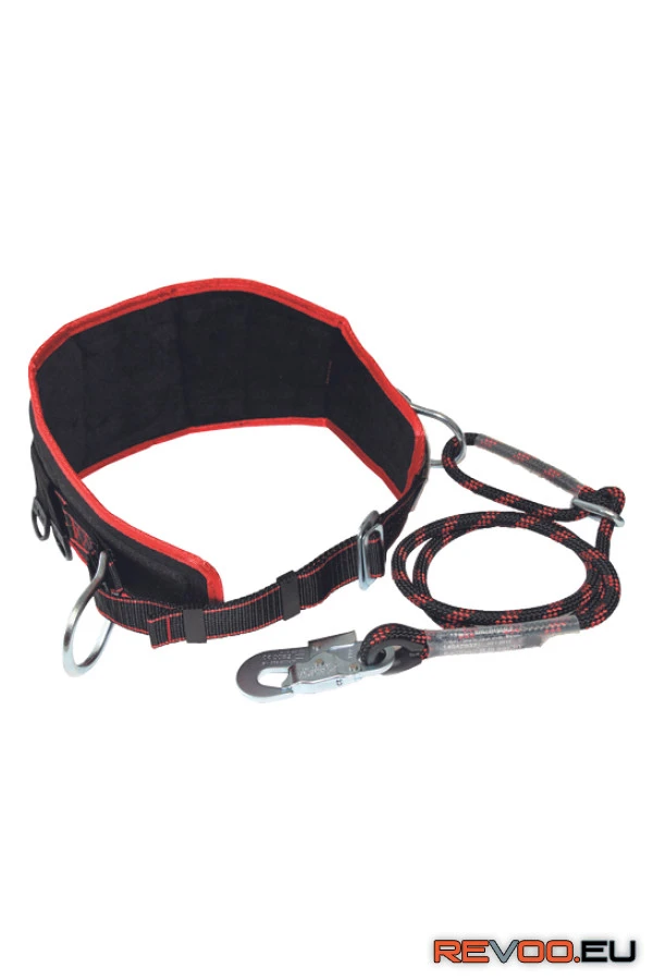 Munkahelyzet beállító öv kötéllel és karabinerrel PPB20MLB1015L2 Lanex c0802000399999 1.