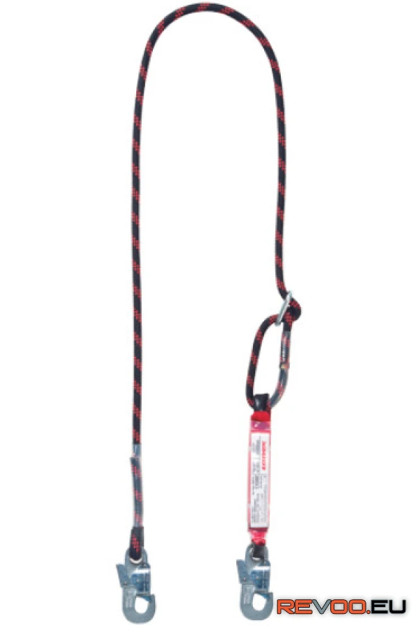 Kötél energiaelnyelővel és karabinerekkel ABM RL Lanex c0806000999999 1.