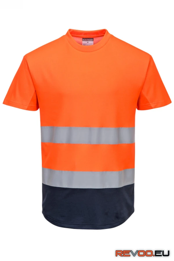 Kéttónusú Mesh póló   Portwest C395 1.