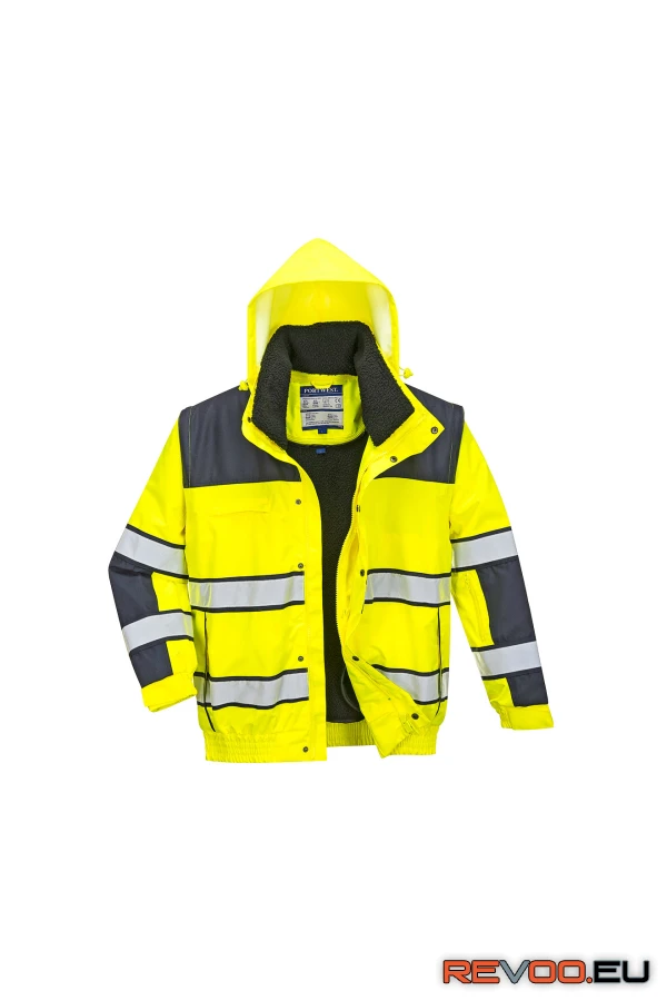 Hi-Vis Classic Bomber dzseki   Portwest C466 4.