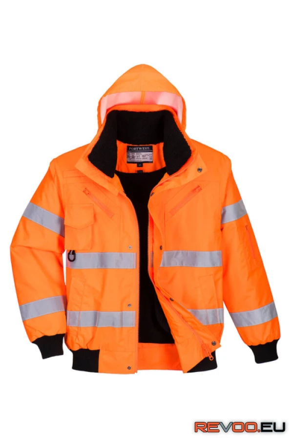 Hi-Vis 3 az 1-ben bomber dzseki   Portwest C467 1.