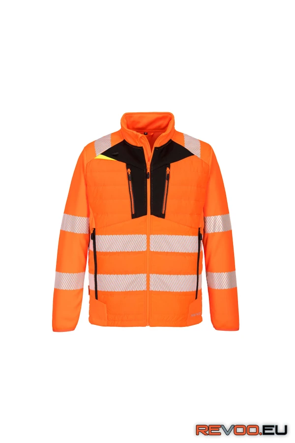 DX4 Hi-Vis Hybrid Baffle kabát   Portwest DX473 2.