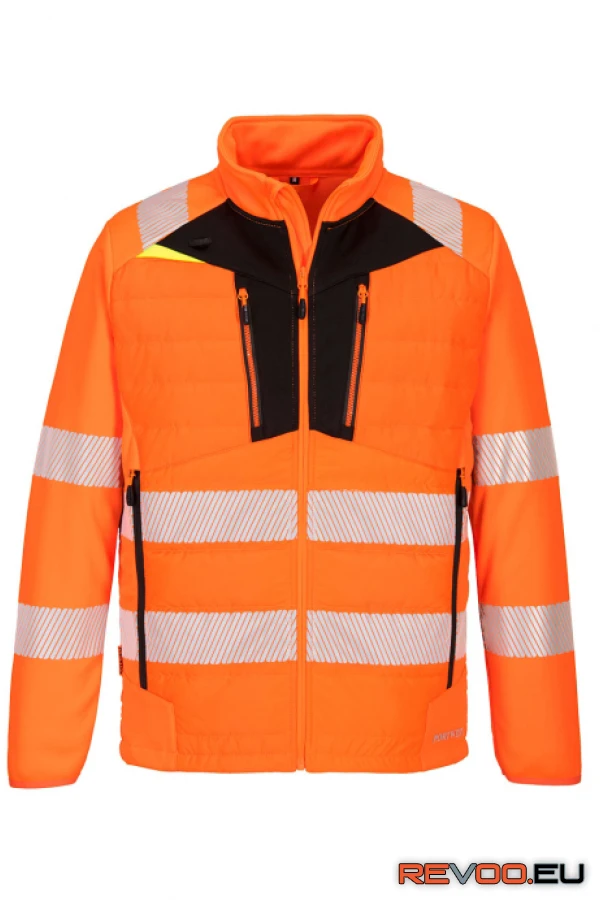 DX4 Hi-Vis Hybrid Baffle kabát   Portwest DX473 1.