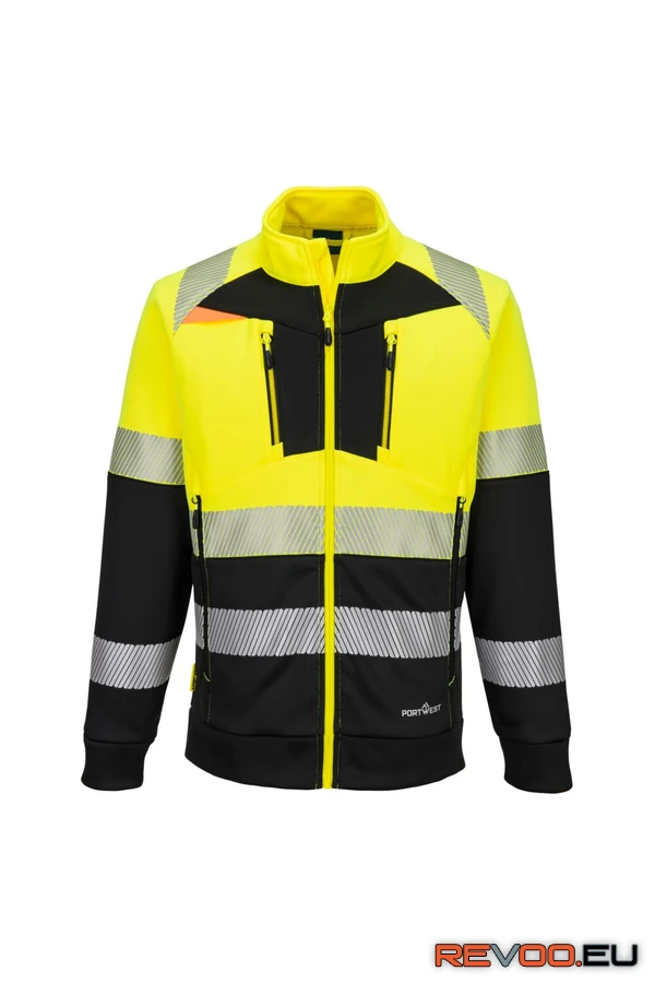 DX4 Hi-Vis Class 1. tölcsér nyakú cipzáras pulóver Portwest DX490 2.