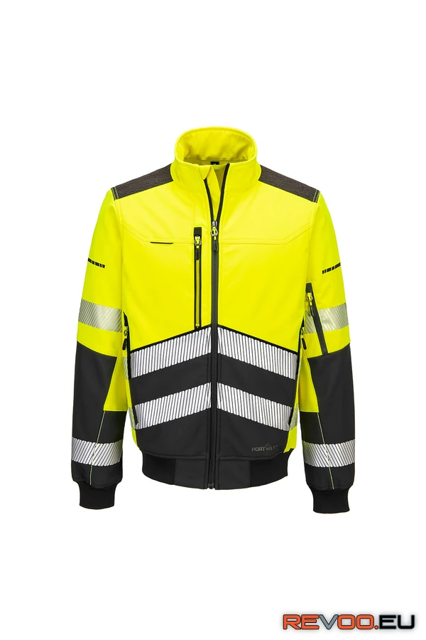 EV4 Hi-Vis háromrétegű softshell bomberdzseki Portwest EV468 1.