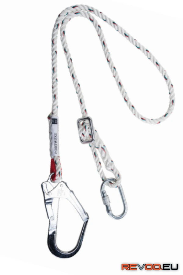 Kötél 2m karabinerekkel, állítható, poliészter   Portwest FP22 1.