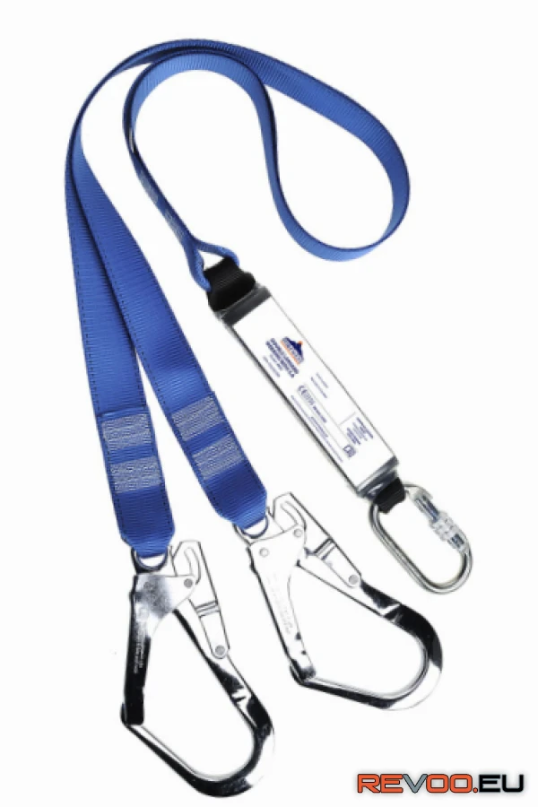 Y-heveder energiaelnyelővel és karabinerekkel   Portwest FP51 1.