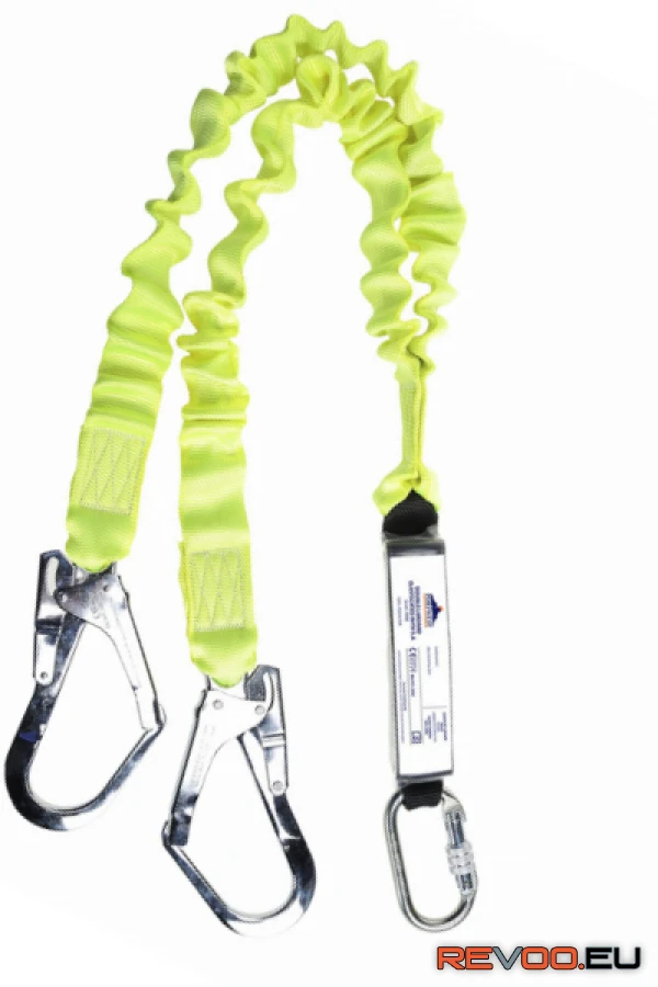 Y-heveder energiaelnyelővel és karabinerekkel, rugalmas   Portwest FP52 1.