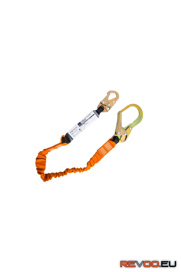 Heveder energia elnyelővel és karabinerekkel, rugalmas, 140kg teherbírással Portwest FP74 2.