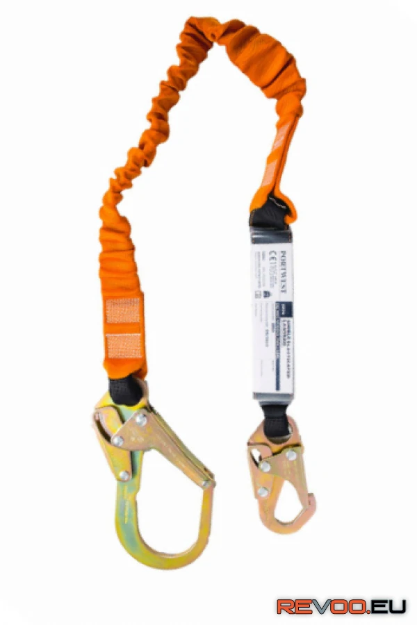 Heveder energia elnyelővel és karabinerekkel, rugalmas, 140kg teherbírással Portwest FP74 1.