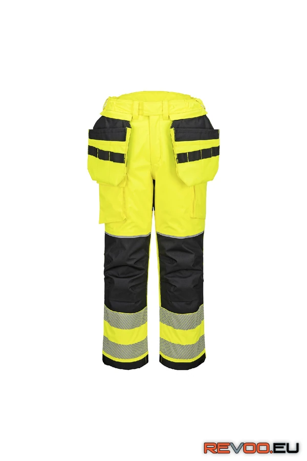 PW3 FR Modaflame Hi-Vis antisztatikus és lángálló lengőzsebes téli nadrág Portwest FR427 1.