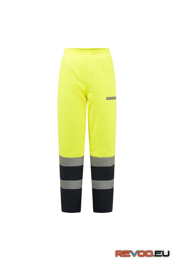 Bizflame Rain+ Hi-Vis Multi-Norm Contrast FR  lángálló, antisztatikus és saválló téli nadrág Portwest FR434 1.