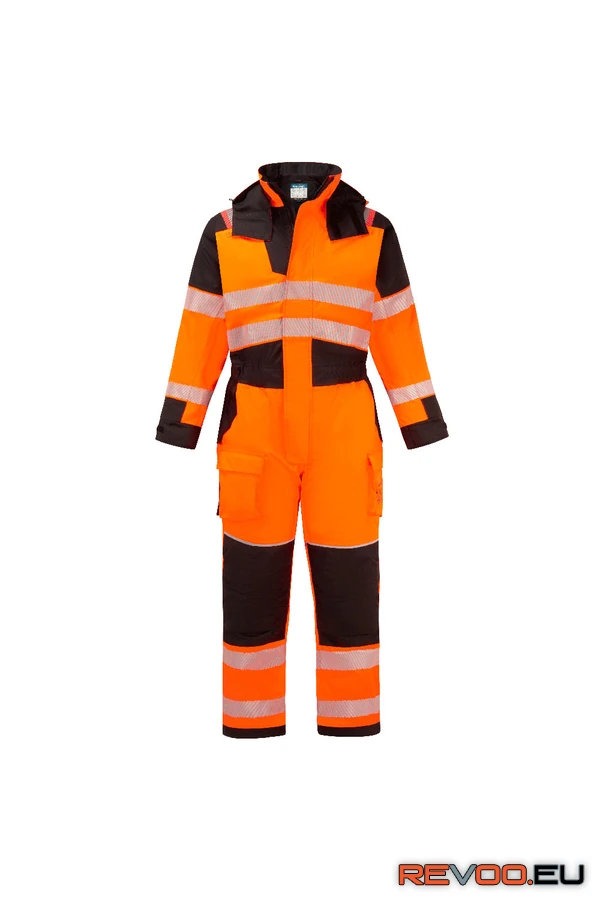 PW3 Modaflame Rain+ Hi-Vis Multi-Norm FR  lángálló, antisztatikus és saválló téli overall Portwest FR516 1.