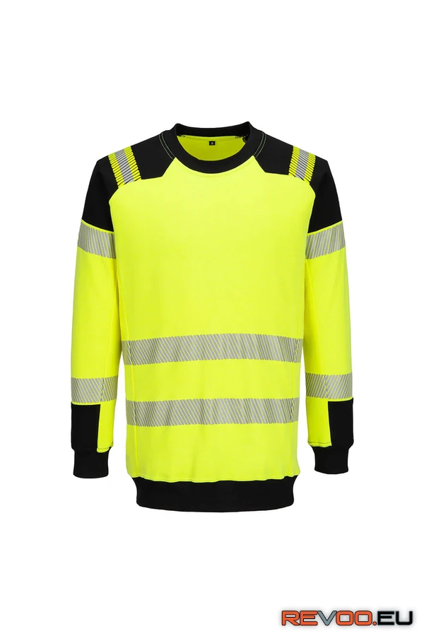 PW3 Modaflame Knit Hi-Vis FR lángálló, antisztatikus pulóver Portwest FR707 1.
